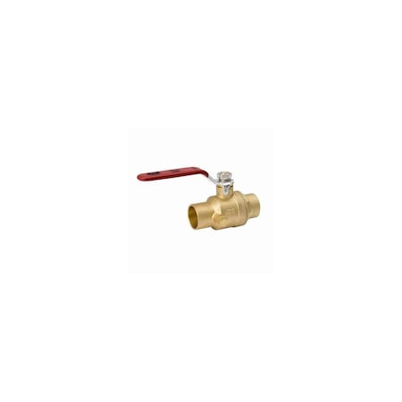 Southland Ball Valve, 3/4 in Connection, Compression, 500 psi Pressure, Brass Body Chrome 119-4-34