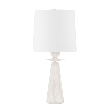Hudson Valley Lighting Montgomery 1 Light Table Lamp 13.75 In. Aged Brass L1595-AGB