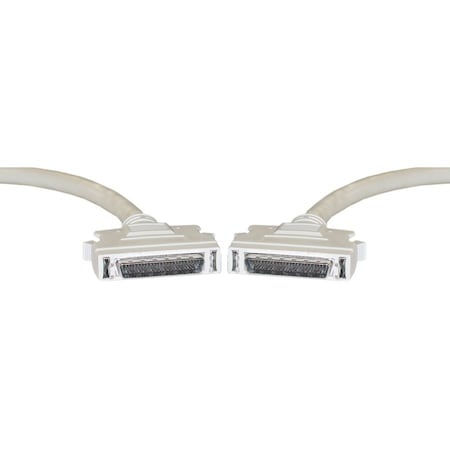 Cable Wholesale SCSI II cable, HPDB50 (Half Pitch DB50) Male, 25 Twisted Pairs, 6 foot 10P1-02106