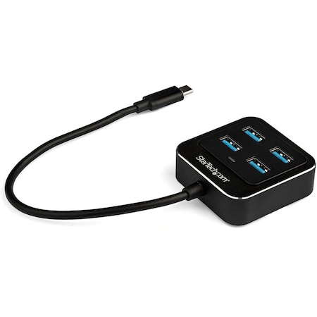 Startech.Com 4-PORT USB-C HUB - USB-C HOST LAPTOP TO 4X USB TYPE-A ADAPTER HUB - SUPERSPEED 1 HB31C4AB