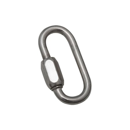 National Hardware 3167BC Series Quick Link, 1/8 in Trade, 300 lb Working Load, Stainless Steel N262-477