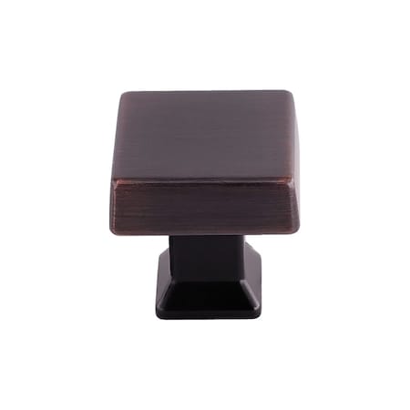 Pride Industrial 1-1/4in Square Colorado Cabinet Knob Oil Rubbed Bronze Finish K9472310B
