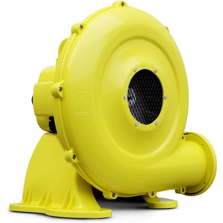 Edendirect 11 in.1 fan speeds Drum Fan in Yellow with Automatic Operation IR-FJ-370-US