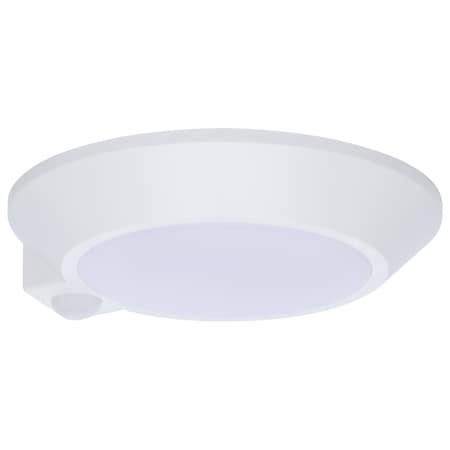 Nuvo 7 Inch LED Disk Light 27K/3K/35K/4K/5K CCT Selectable Occupancy Sensor White Finish 62/1820R1