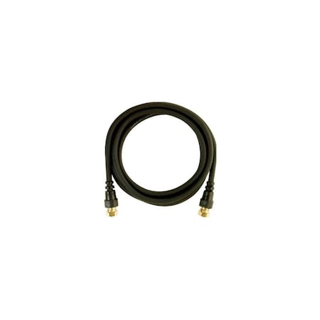Audiovox Coaxial Cable With F Connectors, Black, 6-Ft. VH606RV