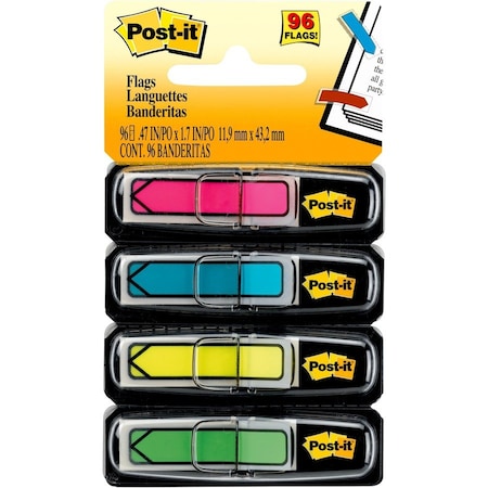 Post-It PostitArrow Flags 684ARR4 .47"x1., PK24 684ARR4