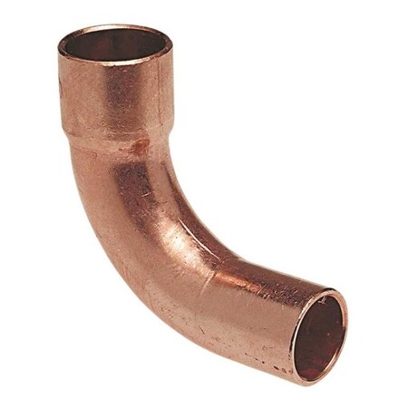 Nibco 5/8 in. Copper Pressure Cup x Cup 90 Degree Long Radius Elbow Fitting I607LT58