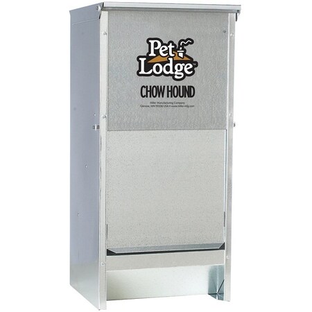 Miller Mfg Feeder 12 Lb Galvanized Dog CH12
