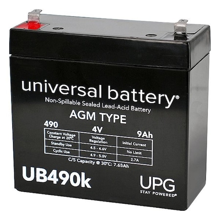 Upg 4V 9Ah F1, Battery D5798