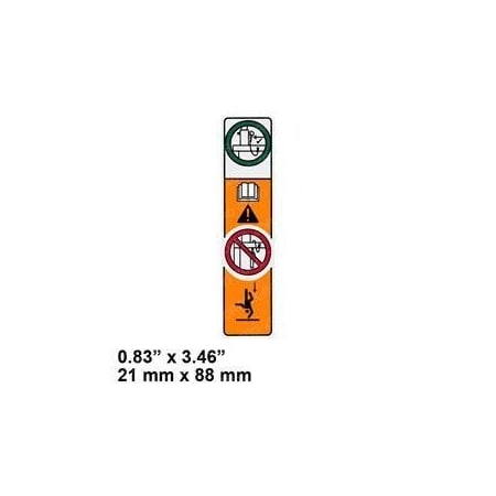 Skyjack REPLACEMENT DECAL, FALLING HAZARD 126056AA