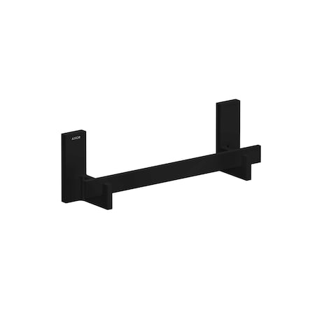 Axor Universal Rectangular Towel Bar, 12" in Matte Black 42613670