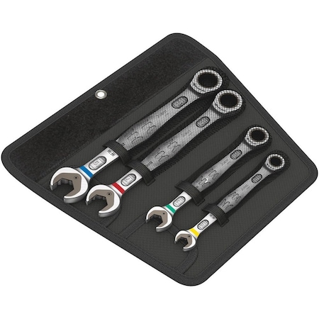 Wera 6000 Joker 4 Set 1 Ratcheting combination wrenches set, 4 pieces 5073290001