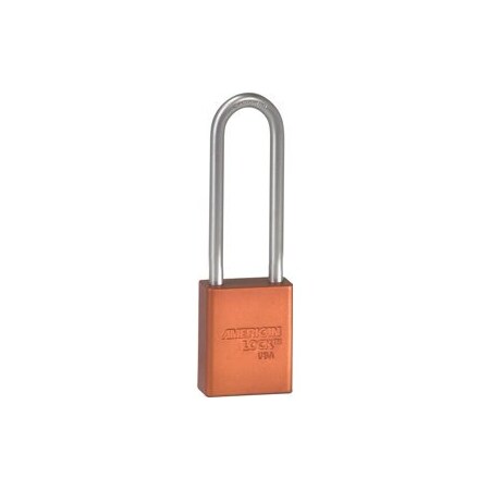 Master Lock Co Safety Padlock 3in Shackle Orange Keyed Alike A1107KD ORJ