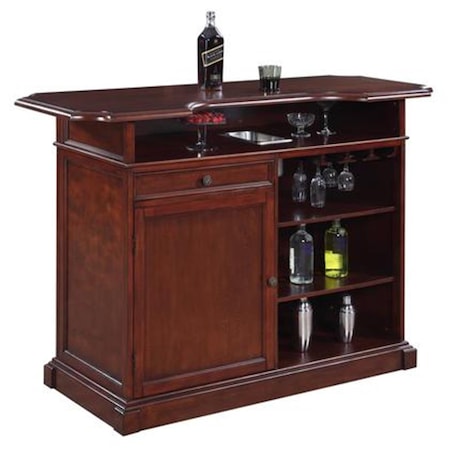 Carmelli NG2728 5 ft. Ridgeline Home Bar Set with Storage BG2728