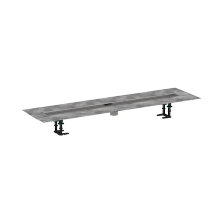 Hansgrohe RainDrain 2" outlet 39 3/8" (1000mm) in Brushed Stainless Steel 56014181