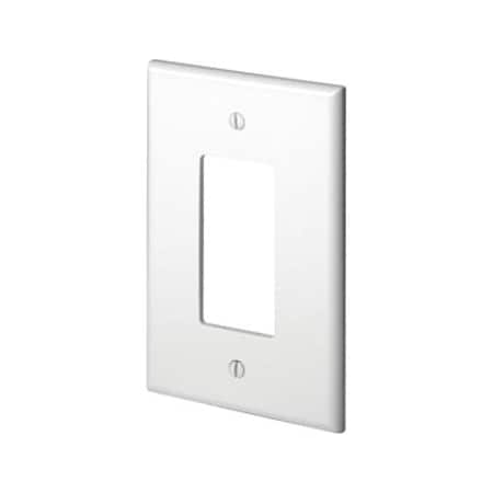 Leviton WallPlate, DuplexOutlet, White, Plastic 88601