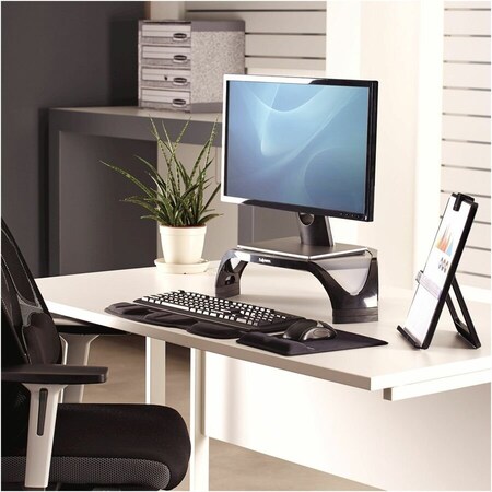Fellowes ELEVATE YOUR DISPLAY TO COMFORTABLE VIEWING HEIGHT TO HELP PREVENT NECK STRAIN. 8020101