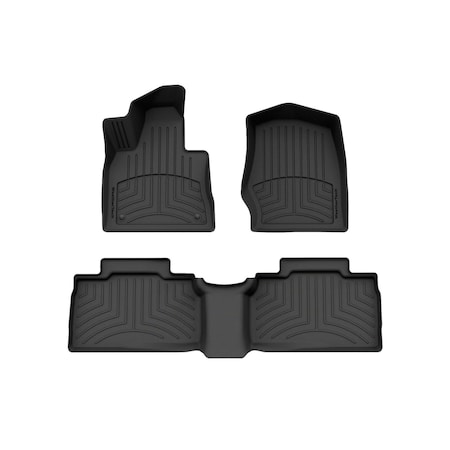 Weathertech Black, Front and Rear FloorLiner HP 441716-1-2IM