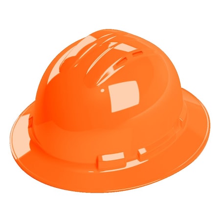 Duo Safety Hard Hat, 4 Point, Vented, Orange H34R3V