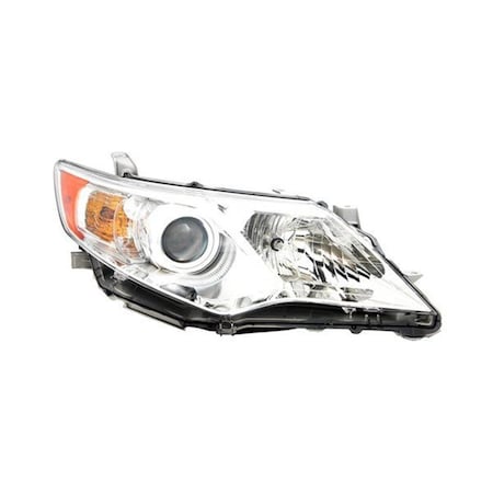 Tyc 20-9221-00 Replacement Head Lamp for 2012-2014 Toyota Camry, Chrome TYC20-9221-00