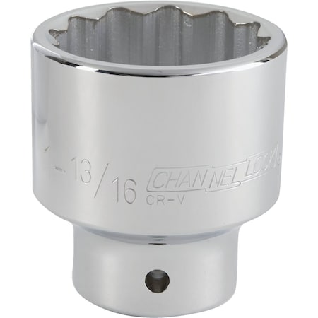 Channellock 3/4'' Drive 1-13/16'' 12-Point Shallow Standard Socket 309184