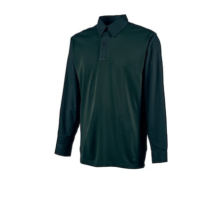 First Tactical Long Sleeve Shirt, 35% Cotton, 65% Polyester, Button, 0 Pocket(s), Spruce Green, M 111015