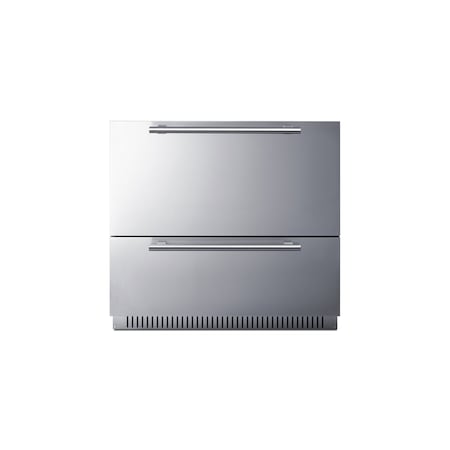 Summit 36in Wide Outdoor 2-Drawer All-Refrigerator SPR36DROS
