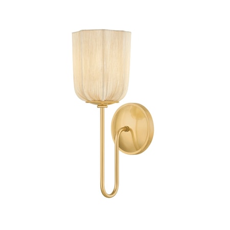 Mitzi 1 Light Genevieve Wall Sconce Aged Brass H1106101-AGB