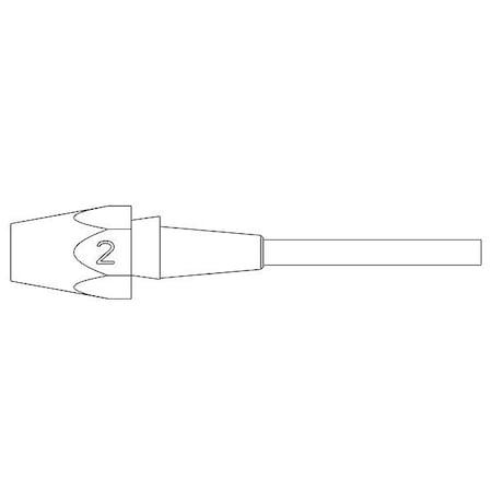 Weller Xdsl 2 Desolder Tip 3.0X5.3 L 10.5 mm T0051326099