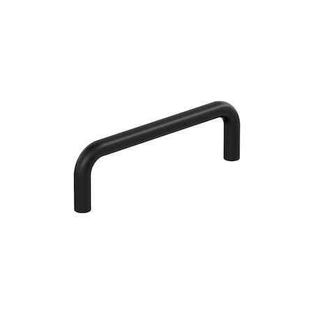 Amerock Wire Pulls 3-3/4 inch (96mm) Center-to-Center Matte Black Cabinet Pull, 25PK 25VMP76313MB