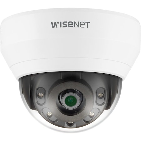 Hanwha Vision WISENET Q NETWORK OUTDOOR VANDAL DOME CAMERA, 4MP at 30FPS, 2.8MM FIXED FOCAL LENS 107 ,  QNV-7012R
