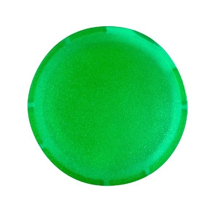 Eaton M22 Button Lens, 22.5 mm, Illuminated, Button: Green, 10PK M22-XDL-G