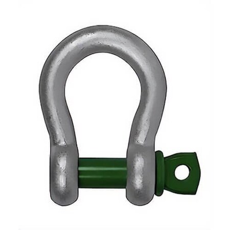 Green Pin G-4161 Screw Pin Bow Shackle, 7/8 in, 6-1/2 ton GPGHBB22