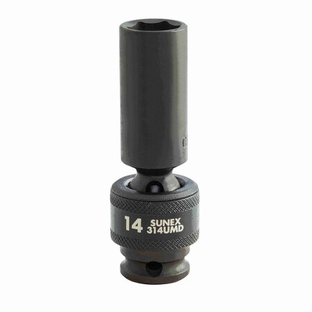 Sunex 3/8 in Drive 14Mm Deep Universal Impact Socket 314UMD