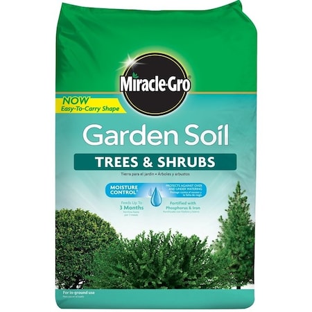 Miracle-Gro 76059430 Garden Soil, 1.5 cu-ft Coverage Area, Brown Bag 70356430