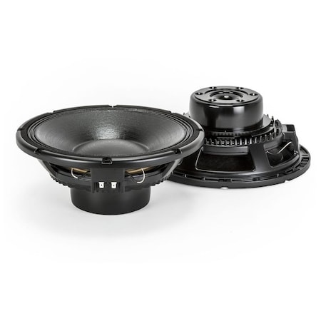 Rcf 12-in Woofer w/Hypervented neo mid-bass design w/a linear frequency response & very high efficiency MB12N405