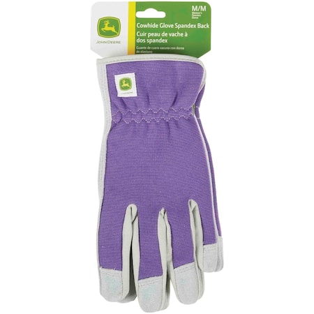 John Deere Womens Small/Medium Cowhide Leather Work Glove JD86019-WSM
