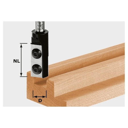 Festool Straight bit HW HW S8 D10/25 WP Z1 491079