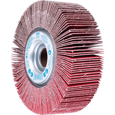 Pferd 6'' x 2'' Unmounted Flap Wheel - 1'' A.H. - Ceramic Oxide - 60 Grit 45845