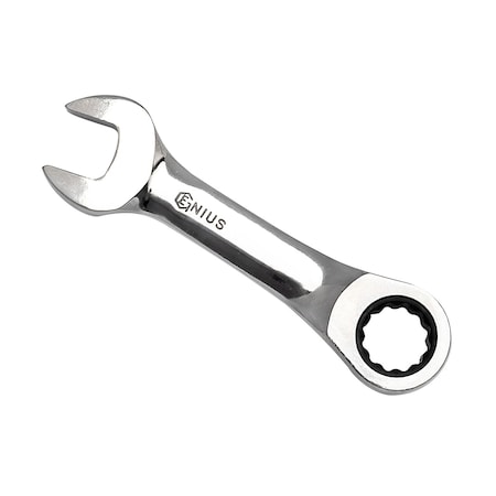 Genius Tools 18mm Subby Combination Ratcheting Wrench 760218