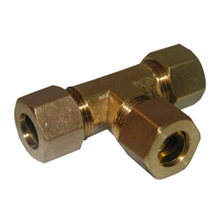 Swivel 0.5 in. Brass Compression Tee SW879126