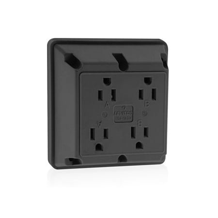 Leviton Four-In-One Receptacles 15 Amp, 125 Volt 1254-E
