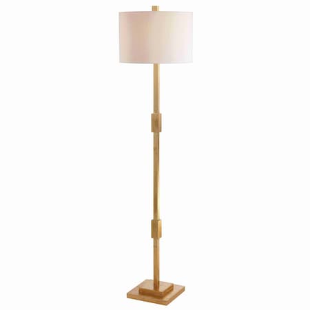 Jonathan Y Windsor 61.5" Resin/Metal LED Floor Lamp, Gold Leaf JYL3063A