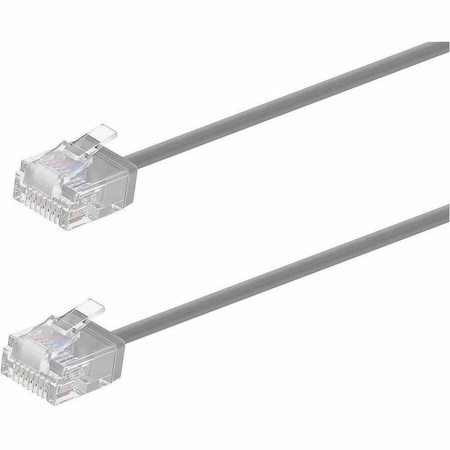 Monoprice Micro SlimRun Cat6 Ethernet Patch Cable - Stranded_ 550MHz_ UTP_ Pure 34227
