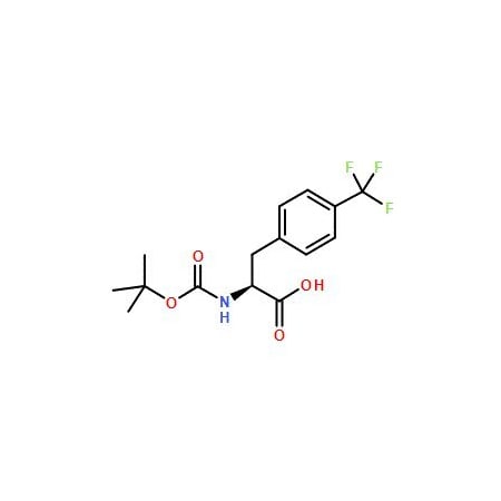 Ak Scientific Boc-4-(Trifluoromethyl)-L-phenylalanine (250mg), CAS 114873-07-3 Q008-250mg