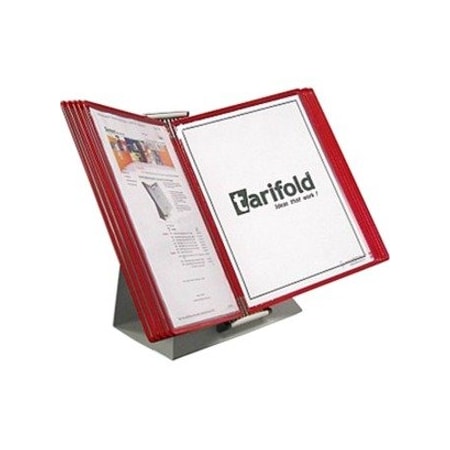 Tarifold Document Desk Display Unit, 10 Red Pocket D231