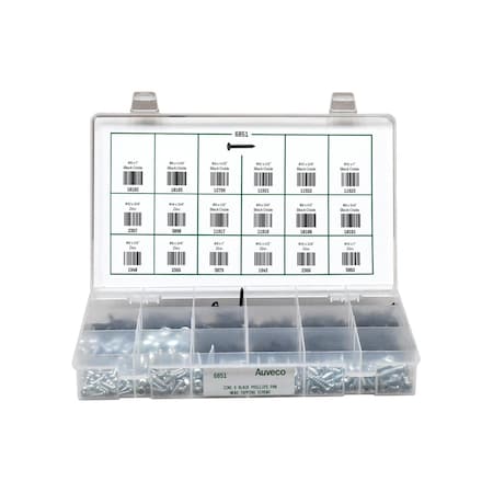Auveco Phillips Pan Head Tapping Screw Quik-Select Kit Assortment 6851