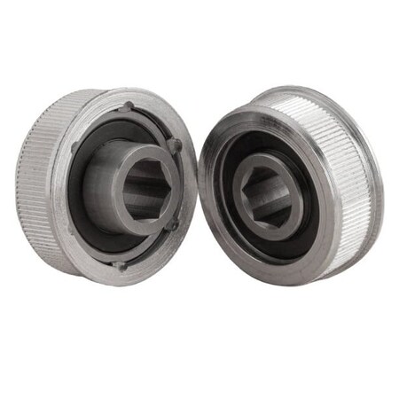 Miller Bearing Conveyor Bearing, Non-Flanged Semi-Precision Heavy Duty, Carbon Steel, 0.5 in Bore Dia., Round Bore PFR-2265-11HDS-G
