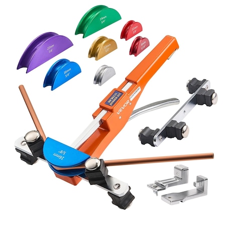 Vevor Tubing Bender Kit Ratcheting Pipe Bender Forward Reverse Color Aluminium CT-S999RF-C