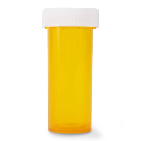 Oasis Amber Prescription Vial, 8 Dram 10008